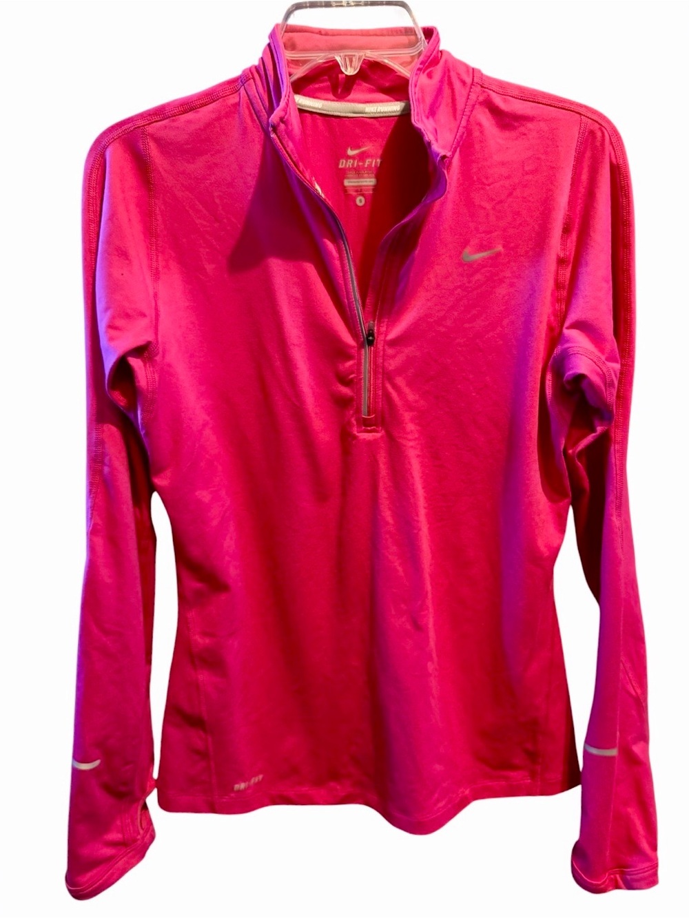 EUC Nike Women’s Pink Dri-FIT Quarter Zip Pullover